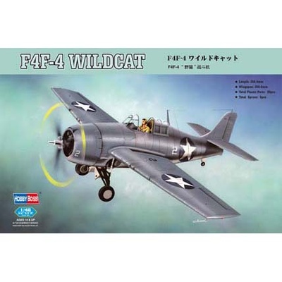 80328 HobbyBoss 1/48 Американский палубный истребитель-бомбардировщик F4F-4 Wildcat