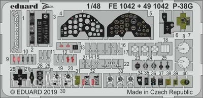 FE1042 Eduard 1/48 Набор фототравления для P-38G