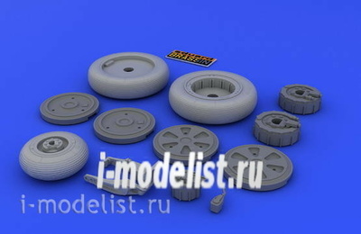 648026 Eduard 1/48 Набор дополнений MiGG-21 wheels