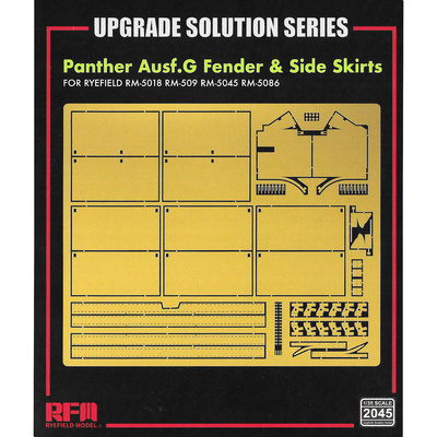 RM-2045 Rye Field Model 1/35 Крыло и боковые юбки для Panther Aufg G