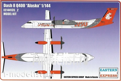 144135-2 Восточный Экспресс 1/144 Dash 8 Q400 Alaska