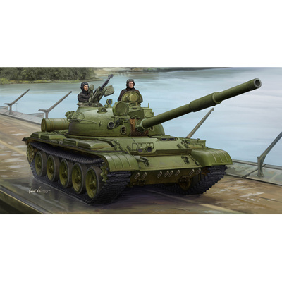 01552 Трубач 1/35 Российский танк тип 62 Mod.1975 (Mod.1972+KTD2)