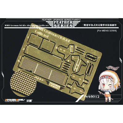 FE48012 Voyager Model 1/48 Фототравление для WWII German Sd.Kfz.184 Elefant Grills set