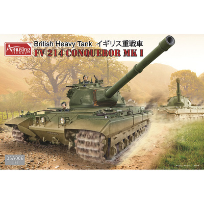 35A006 Amusing Hobby 1/35 Британский танк FV214 Conqueror Mk I