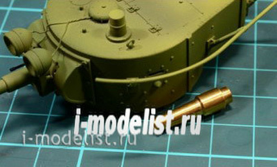 C35002 MM 1/35 Metal barrel 76mm tank gun barrel for T-28, T-35, BT-7A, T-26A