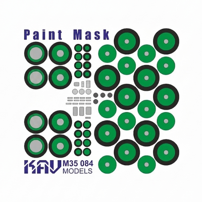 M35 084 KAV Models 1/35 Окрасочная маска для модели Боевая машина десанта-4 (Трубач)