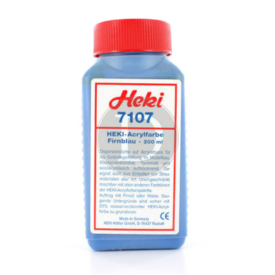 7107х Heki Акриловый краситель. Синий 200 мл