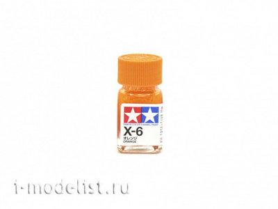 80006 Tamiya X-6 Orange (Orange) Enamel paint