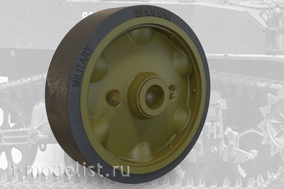  35004 Fury Models 1/35 add-on set stamped wheels kit B for US Light tank M5A1 / M8 HMC 
