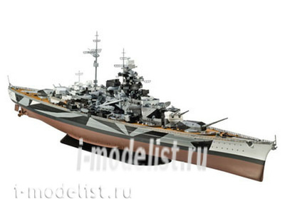 05096 Revell 1/350 Линкор Tirpitz