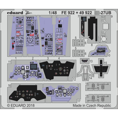 49922 Eduard 1/48 Photo etching for С-27UB interior