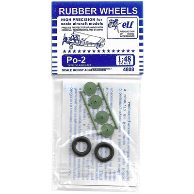 Elf 4808 1/48 rubber Wheels For 2