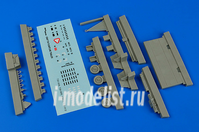 720 006 Aires 1/72 Набор дополнений Flightline trailer F-2A (steel platform)