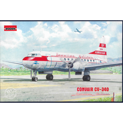 334 Roden 1/144 Самолёт Convair CV-340 Hawaiian Airlines