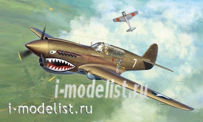 08226 Hasegawa 1/32 P-40E/K Warhawk Flying Tigers Limited Edition