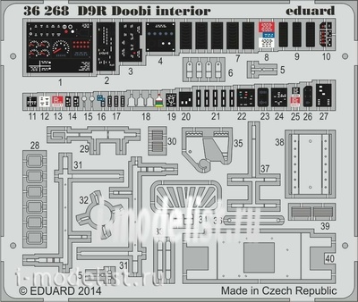 36268 Eduard 1/35 Цветное фототравление для D9R Doobi interior