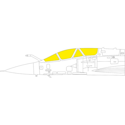 EX807 Eduard 1/48 Paint Mask for Mirage 2000D TFace