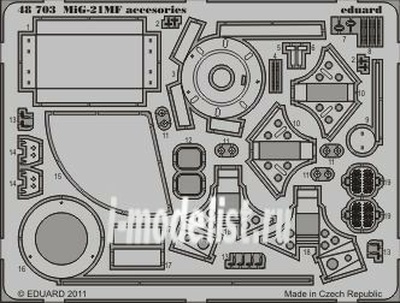 48703 Eduard 1/48 Фототравление MiGG-21MF accessories