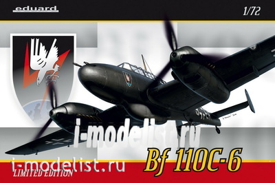 2115 Eduard 1/72 Bf 110C-6