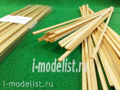 5135 Свмодель Рейки 1,5х4 мм - длина 300 мм - сосна - 30 шт