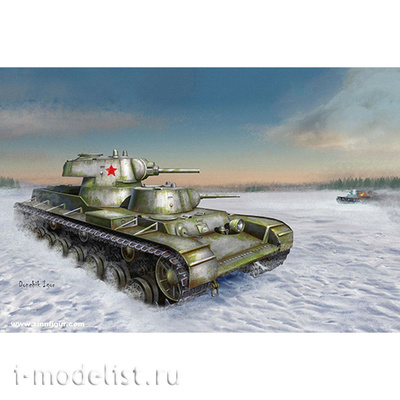 09584 Трубач 1/35 Советский танк СМК