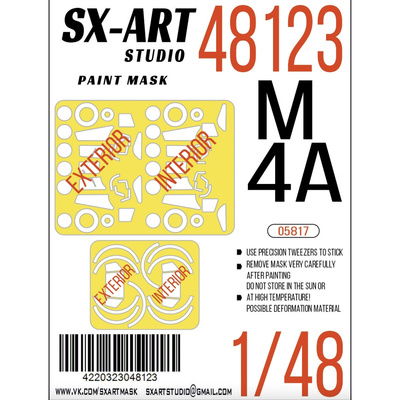 48123 SX-Art 1/48 Окрасочная маска M-4A (Т$ач)
