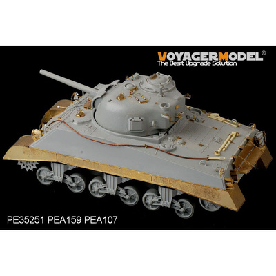 PEA159 Voyager Model 1/35 Боковые юбки для USMC M4A2 Mid Tank Late Version WWIII (для Dragon)