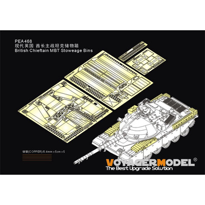 PEA468 Voyager Model 1/35 Фототравление для Британского Chieftain MBT Stoweage Bins