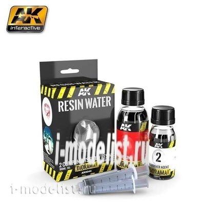 AK8044 AK Interactive Resin Water 180ml (Эпоксидная смола для создания воды, 180мл.)