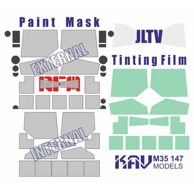 M35 147 KAV Models 1/35 Окрасочная маска на JLTV ПРОФИ (RFM)