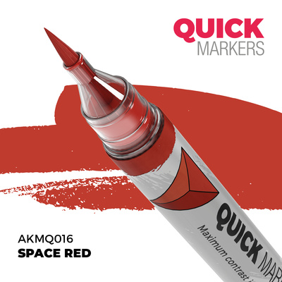 AKMQ016 AK Interactive Маркер QUICK MARKER - Космический красный / Space Red