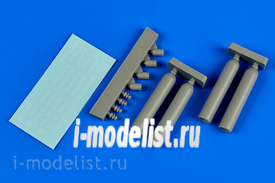 480 100 Aires 1/48 Набор дополнений для Compressed gas bottles - helium