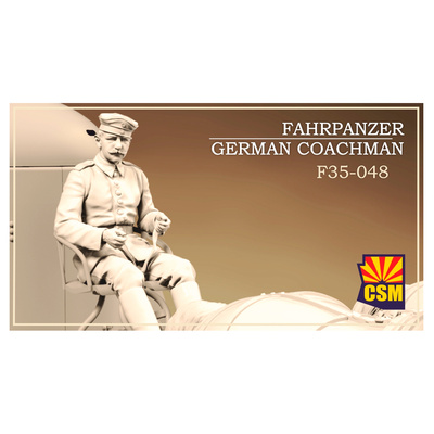 F35-048 Copper State Models 1/35 Немецкий кучер для Fahrpanzer