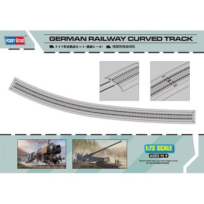 82910 HobbyBoss 1/72 German Railway Curved Track (rails)