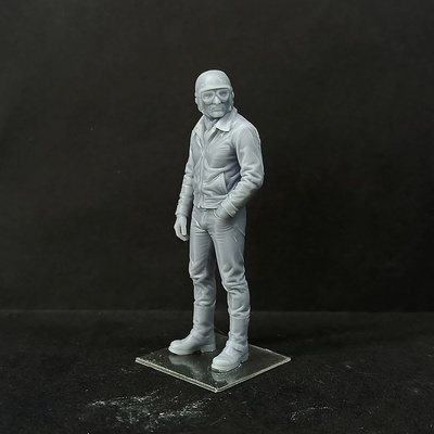 DMS-43018 ДМС 1/43 Фигурка Мfromоциклист (1930-1980)