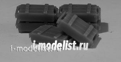 ZA72204 Zebrano 1/72 Ящик для цинков с патронами (6 штук)