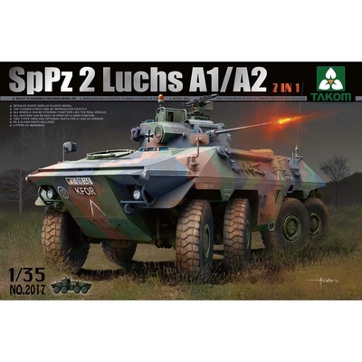 2017 Takom 1/35 Немецкий БТР SpPz 2 Luchs A1/A2 (2 в 1)