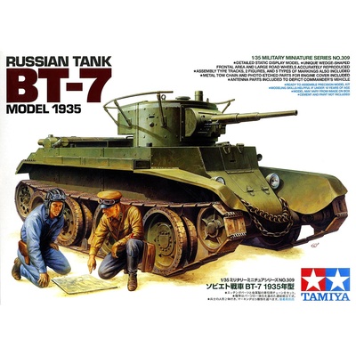 35309 Tamiya 1/35 Советский лёгкий танк БТ-7 (выпуск 1935 г) с 2-мя фигурами