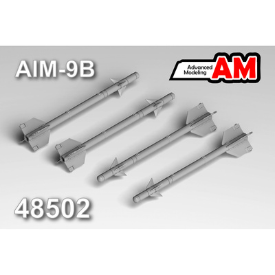 AMC48502 Advanced Modeling 1/48 Набор из 4-х моделей ракет AIM-9B