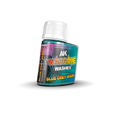 AK14209 AK Interactive Смывка Wargame Серо-синяя / BLUE GREY WASH – WARGAME SERIES