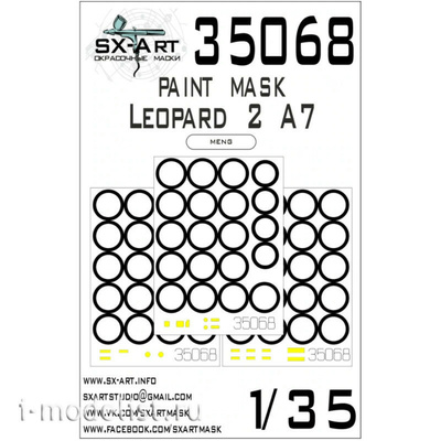 35068 SX-Art 1/35 Paint Mask for Leopard 2A7 (Meng)