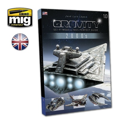 AMIG6110 Ammo Mig Книга GRAVITY 1.0 - Руководство по идеальному научно-фантастическому моделированию / Sci-Fi Modelling's Perfect Guide