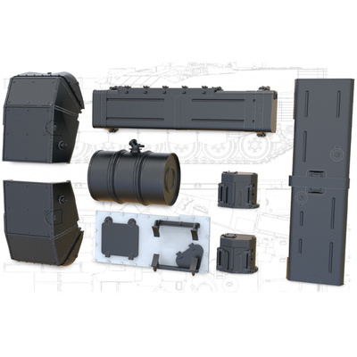 35248 Miniarm 1/35 Корректирующий набор для танка Т-90М
