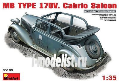 35103 MiniArt 1/35 Мб Тип 170V Кабрио